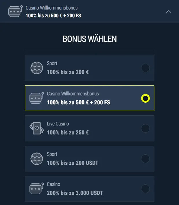 Rabona Promo-Code und Bonusaktivierung