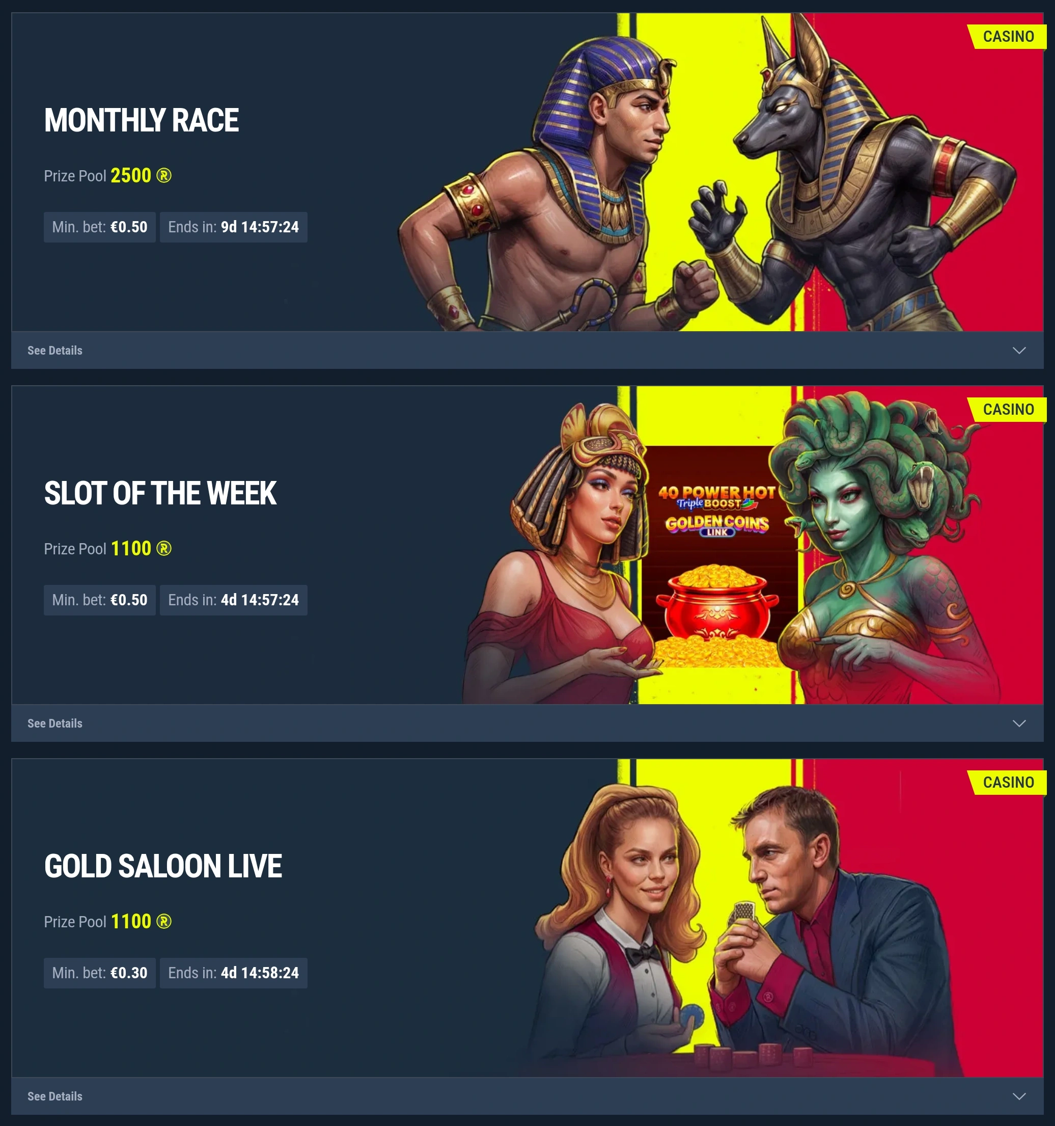 Rabona live tournament promotion