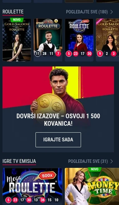 Rabona mobilni pristup casinu