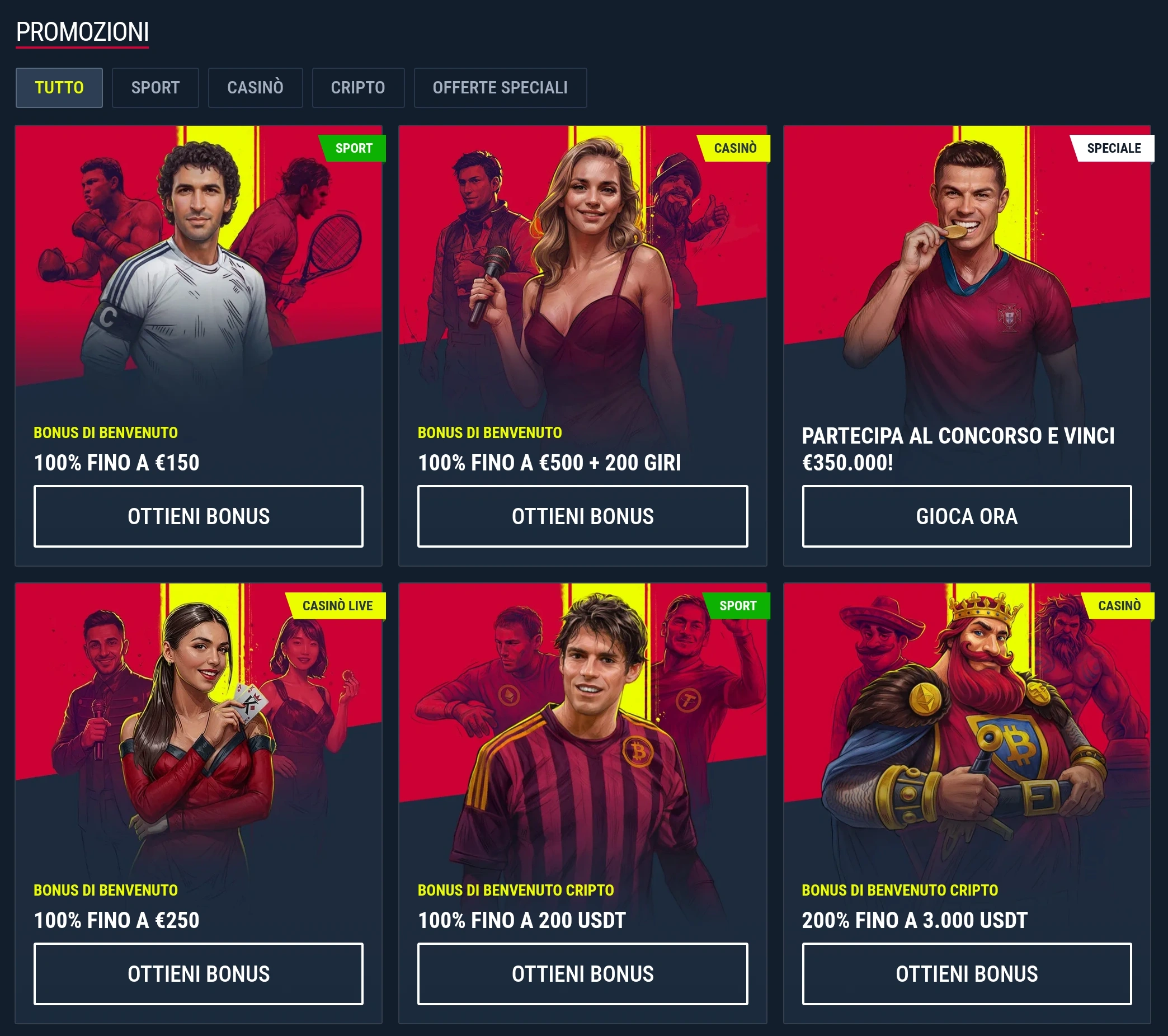 Bonus benvenuto casinò Rabona e Giri Gratis