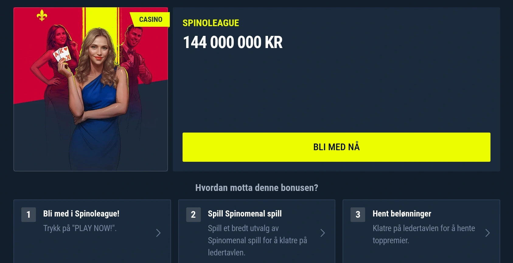 Rabona Spinoleague premiepott-kampanje