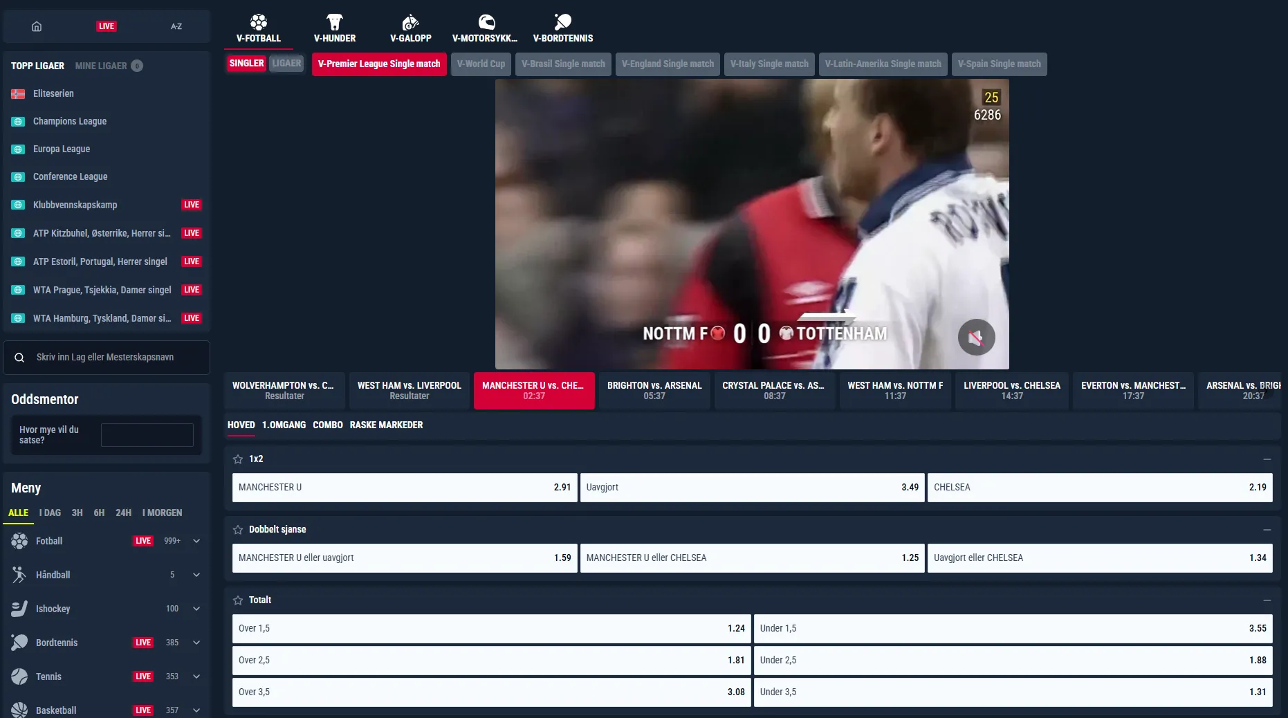 Rabona esport og live-oppdateringer
