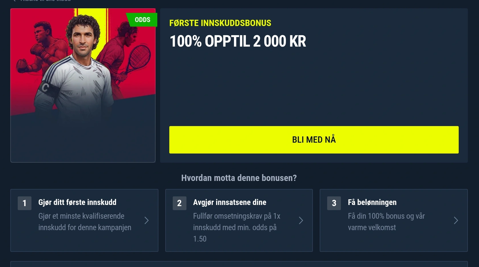 Rabona sportstilbud, Early Payout, Accumulator Boost og sport-kampanjer