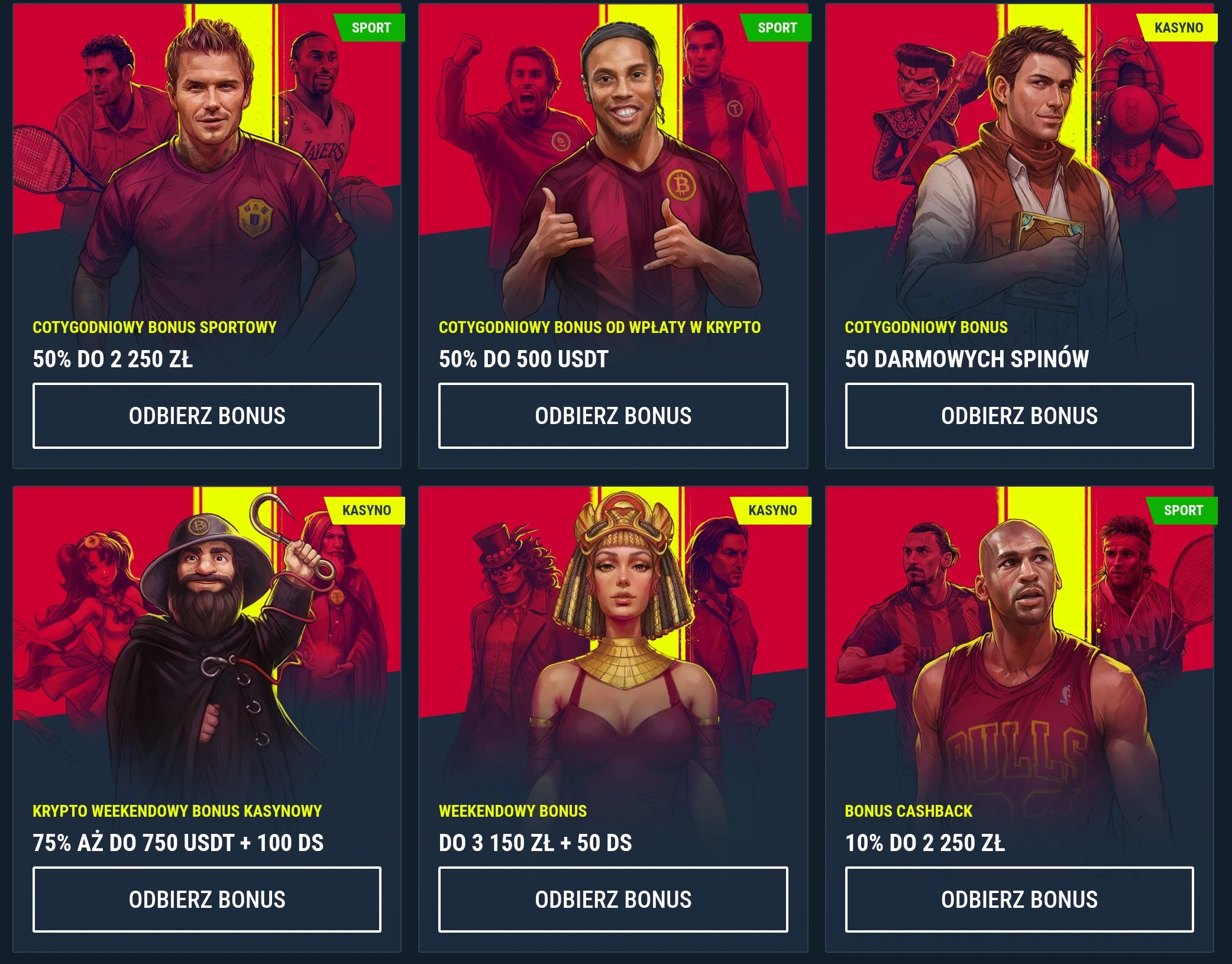 Cashback, rakeback, reload i Bonus HighRoller Rabona