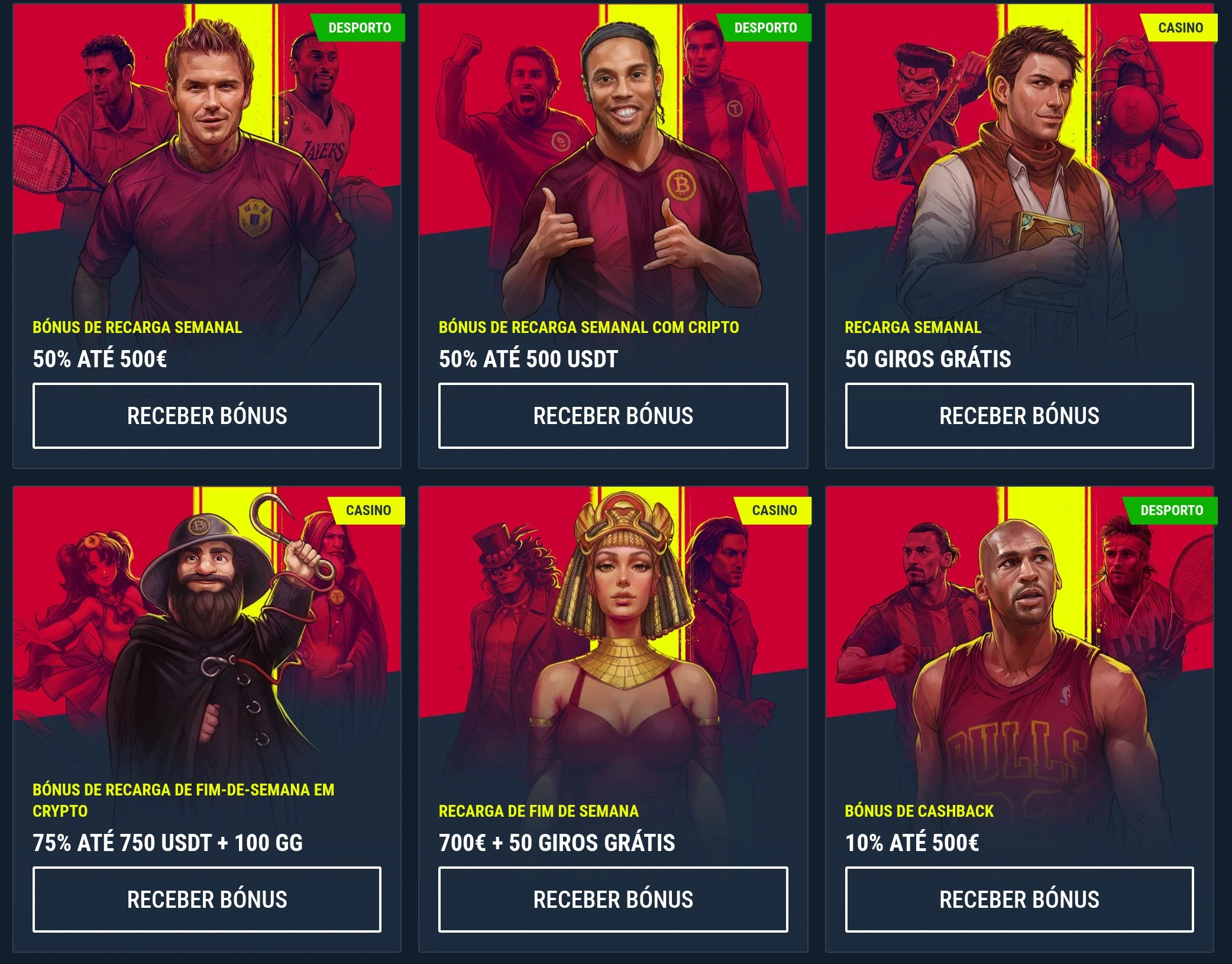 Promoções de cashback, fidelização VIP, recarga e depósitos elevados Rabona